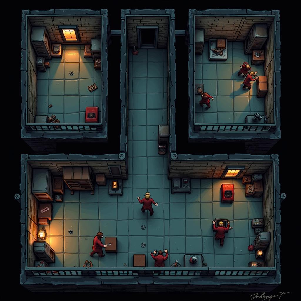 Screenshot of jail escape gameplay