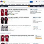 Javon Baker Jersey Options on Online Marketplaces