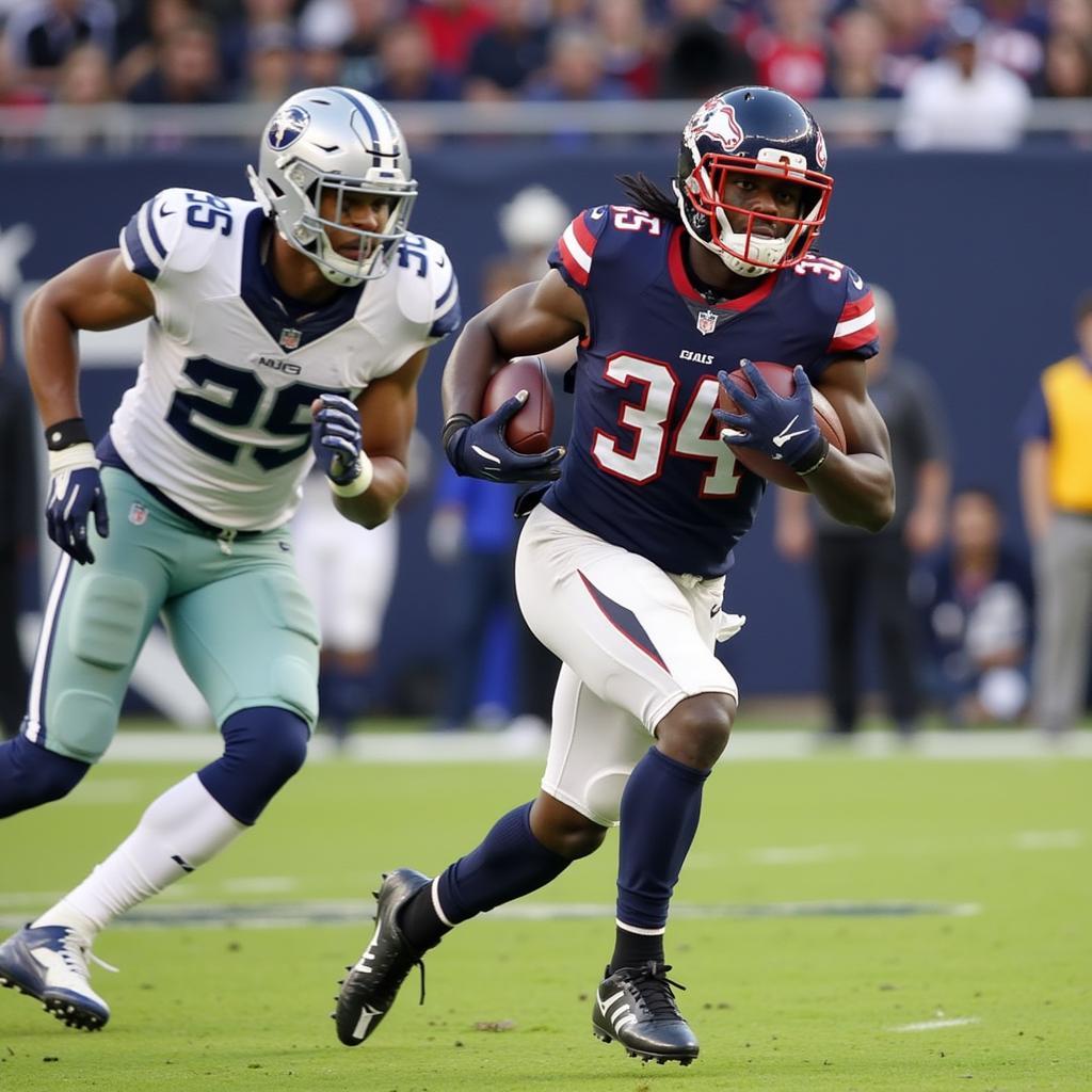 Jaylen Waddle Breaking a Tackle After a Short Reception