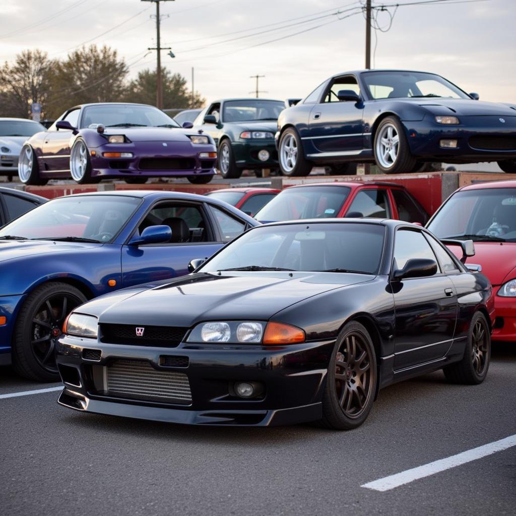 JDM Culture Overview: A blend of iconic cars, passionate community, and distinct styling.