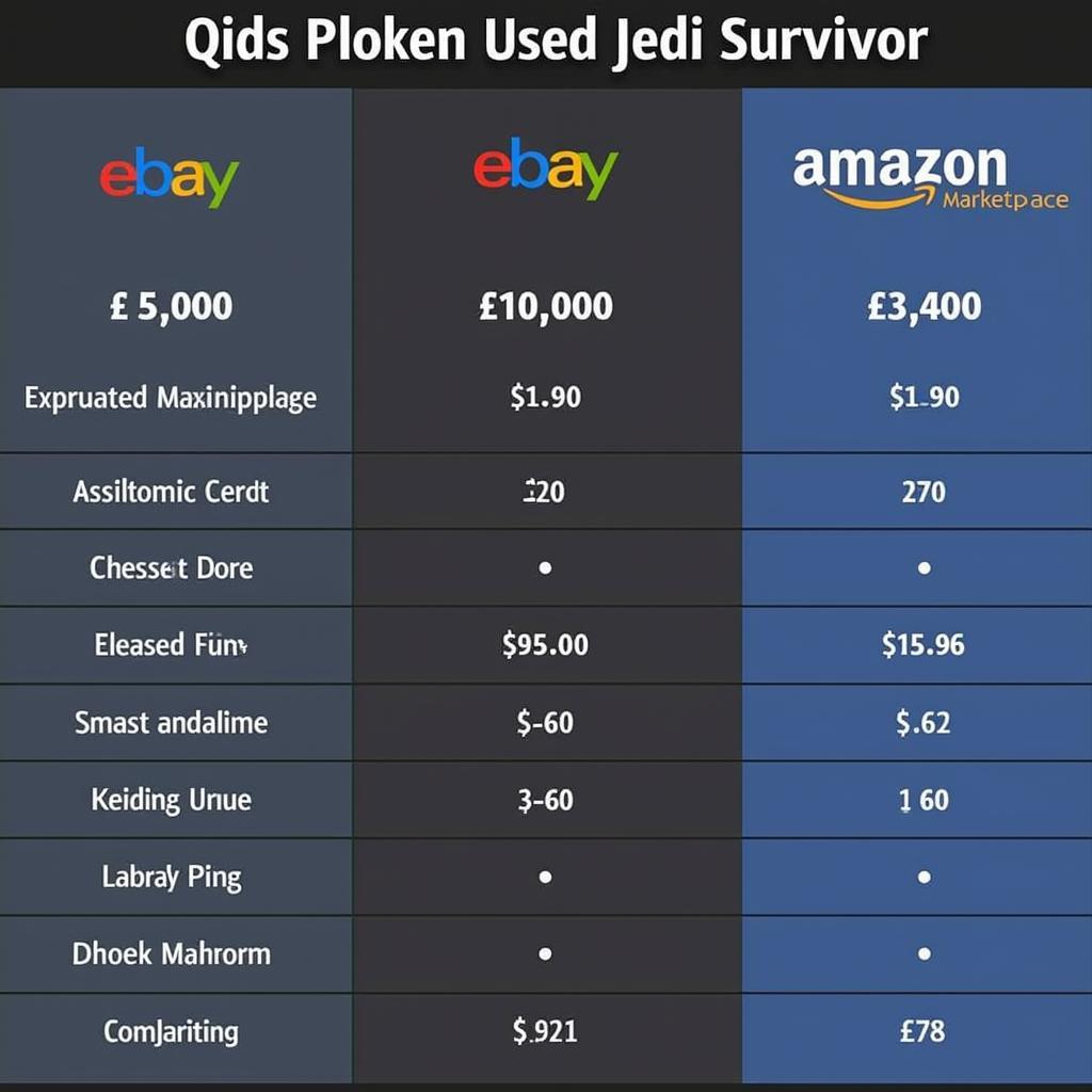 Comparing Prices for Used Jedi Survivor