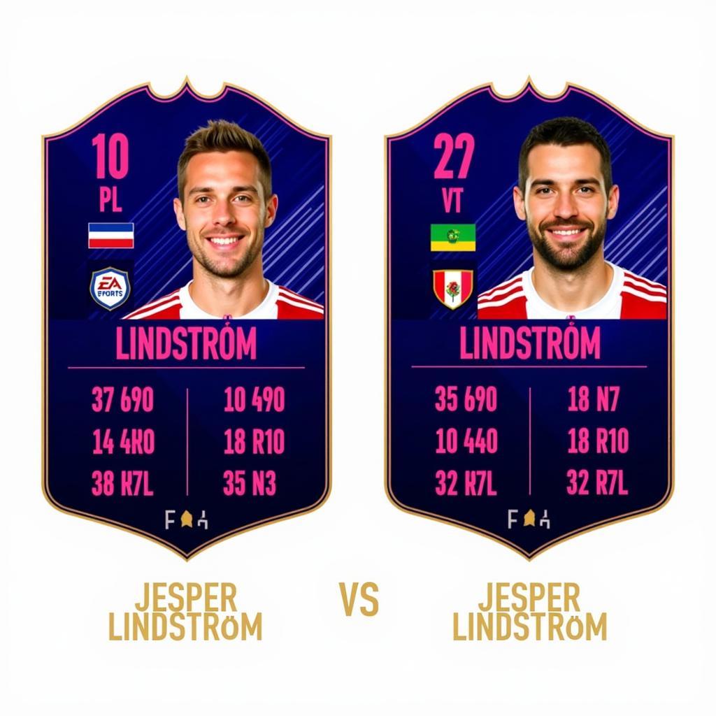 Jesper Lindstrøm FIFA 23 Card Comparison