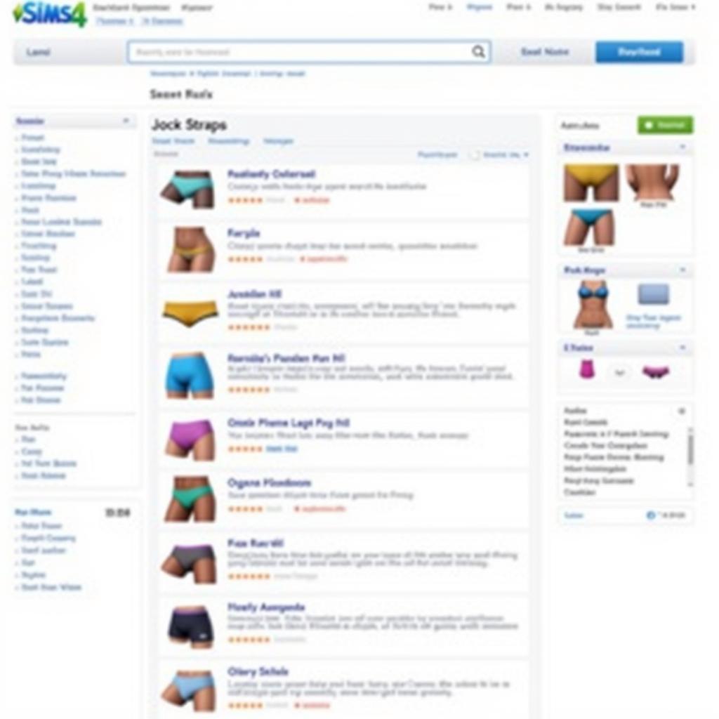 Sims 4 Jockstrap CC Search Results