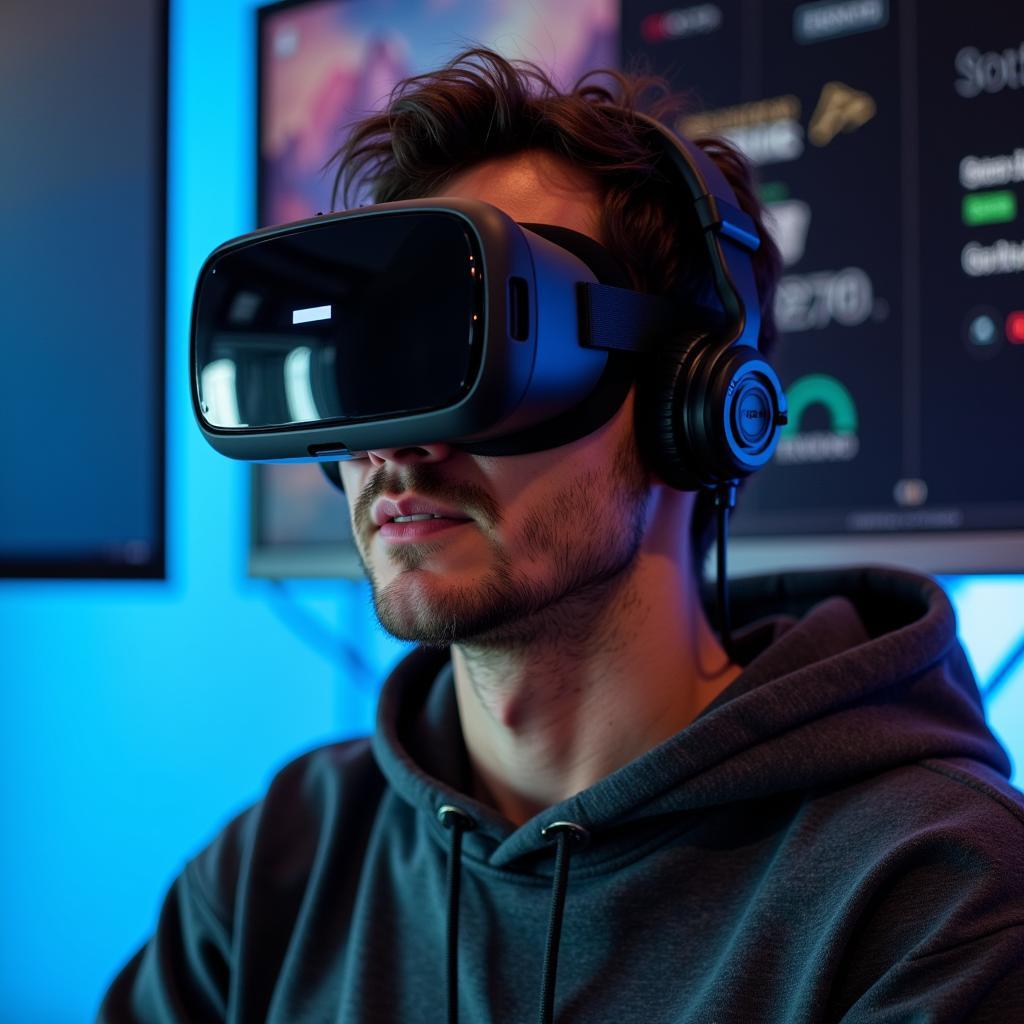 Jon Artz exploring VR technology