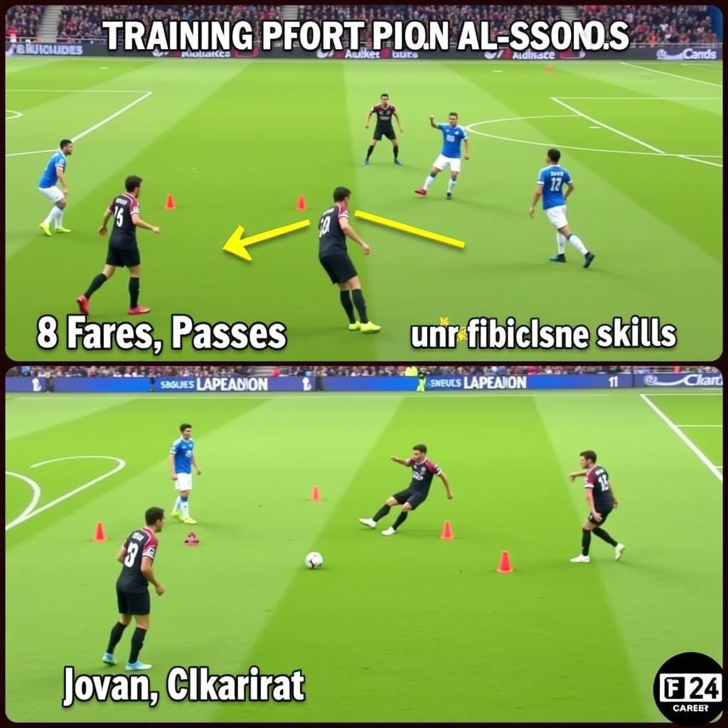 Jovan Mijatovic FC 24 Passing and Dribbling Training