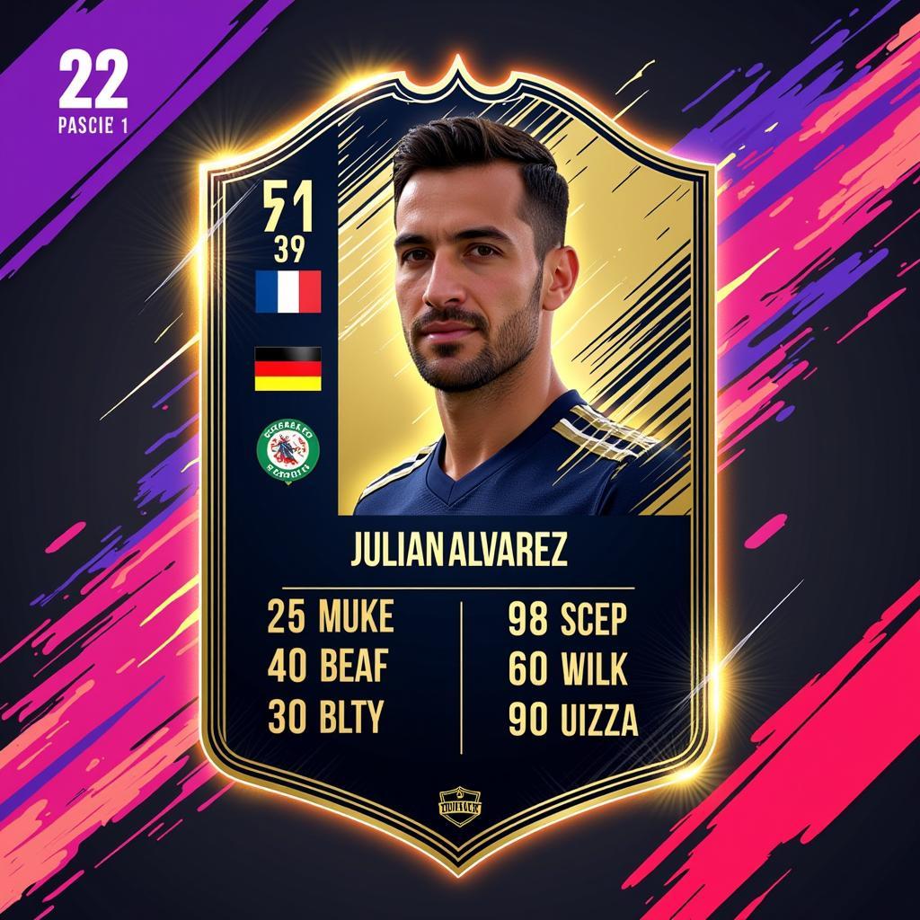 Julian Alvarez FIFA 22 Future Star Card