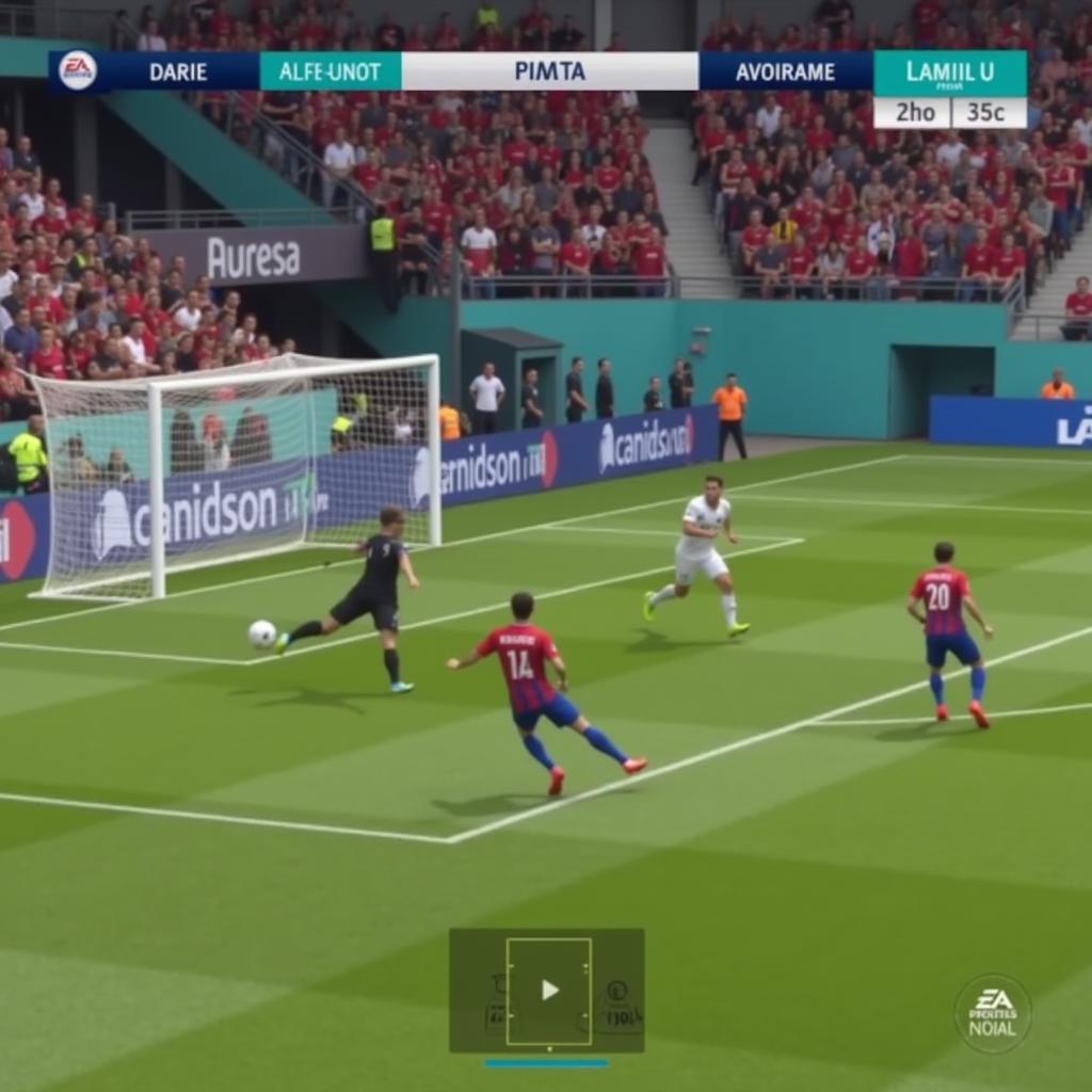 Julian Alvarez FIFA 24 Gameplay Screenshot