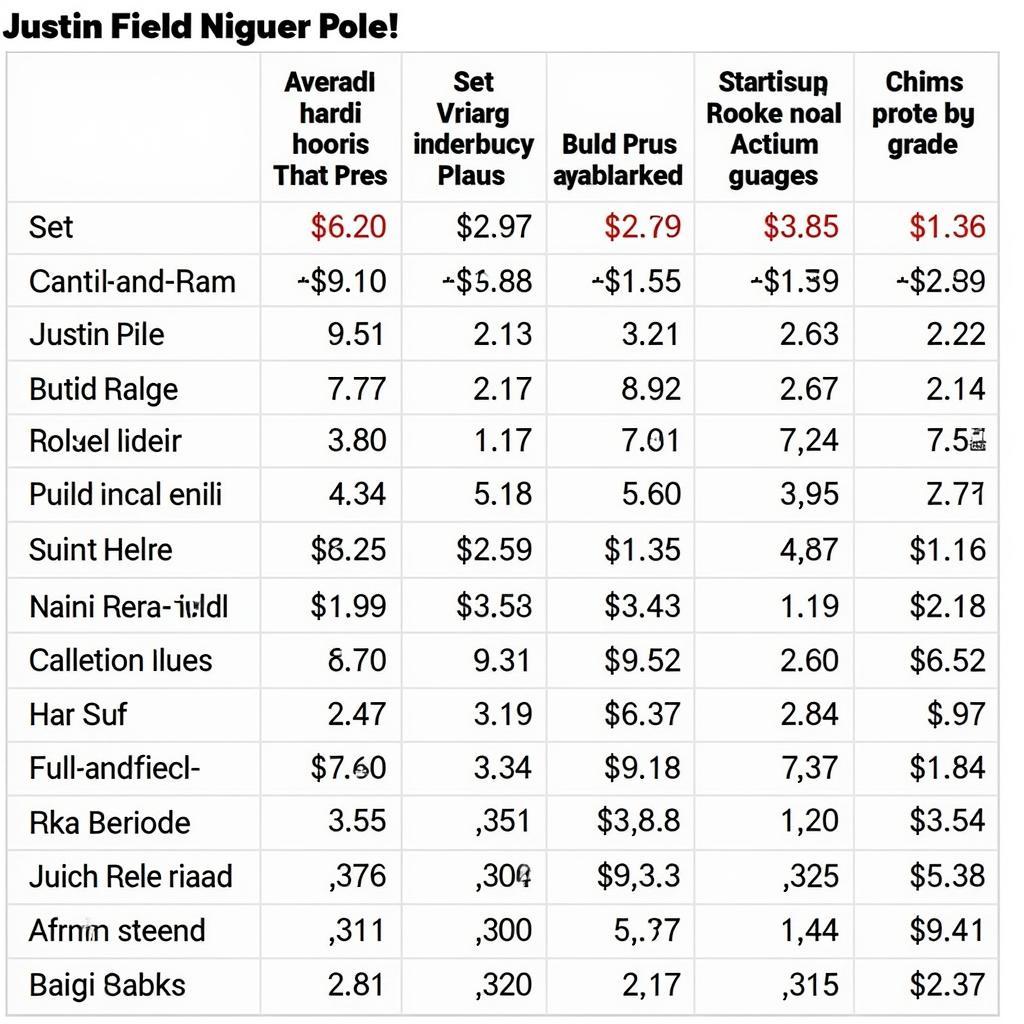 Justin Fields Rookie Card Price Guide