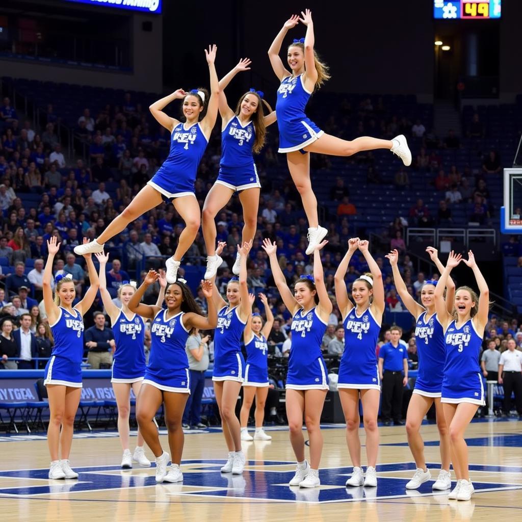 Kentucky Cheer Performance: A Display of Athleticism and Teamwork