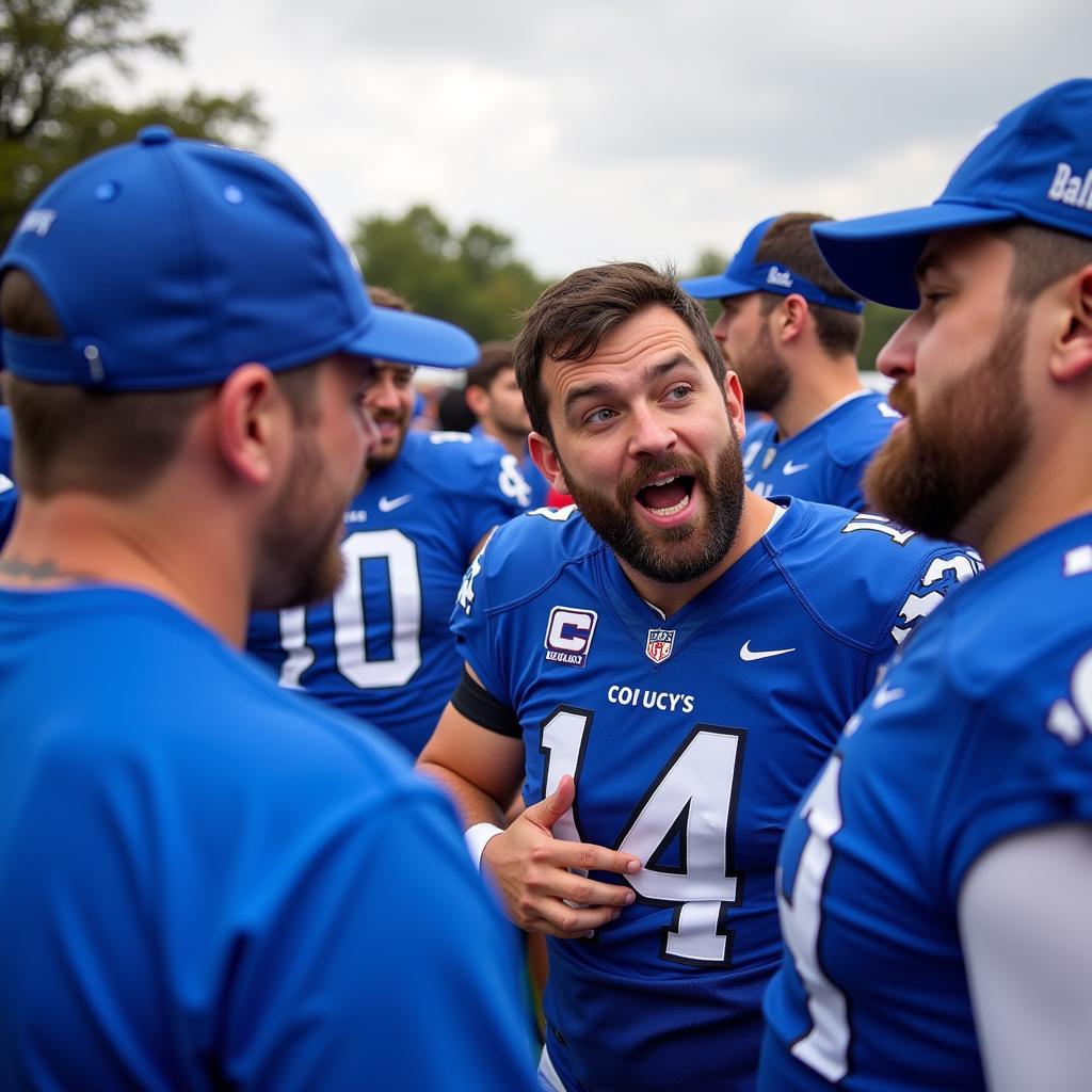 Kentucky Football Fans Discussing Uniforms