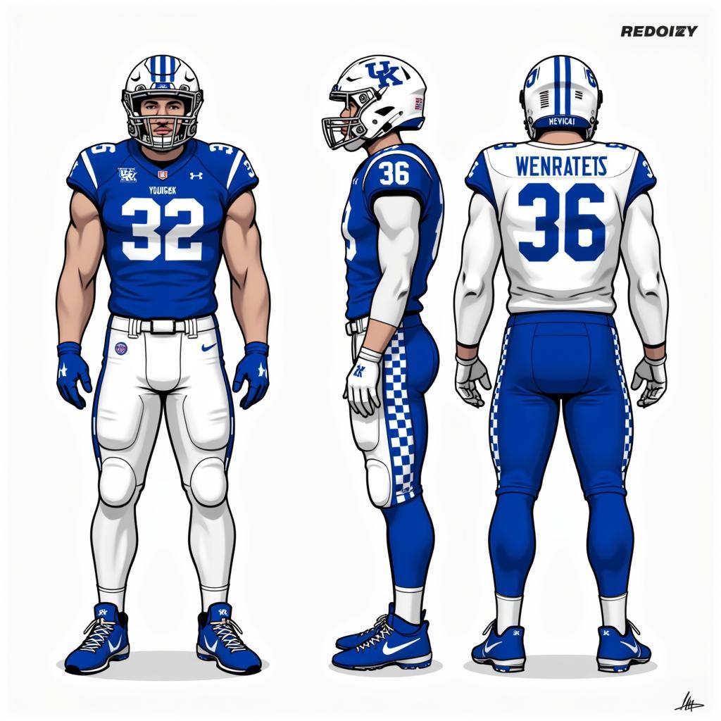 Kentucky Football Uniforms 2024 Concept Design