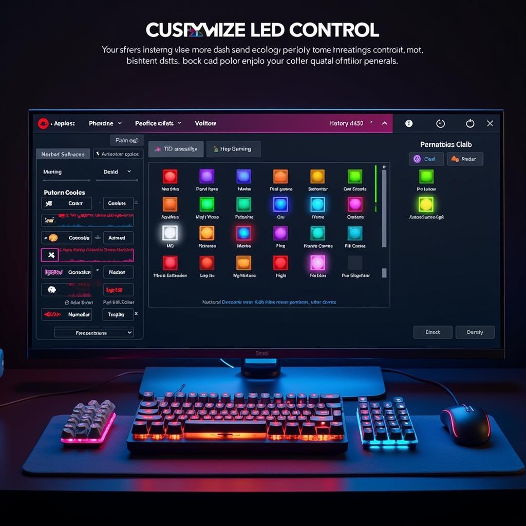 LED Control Software Interface