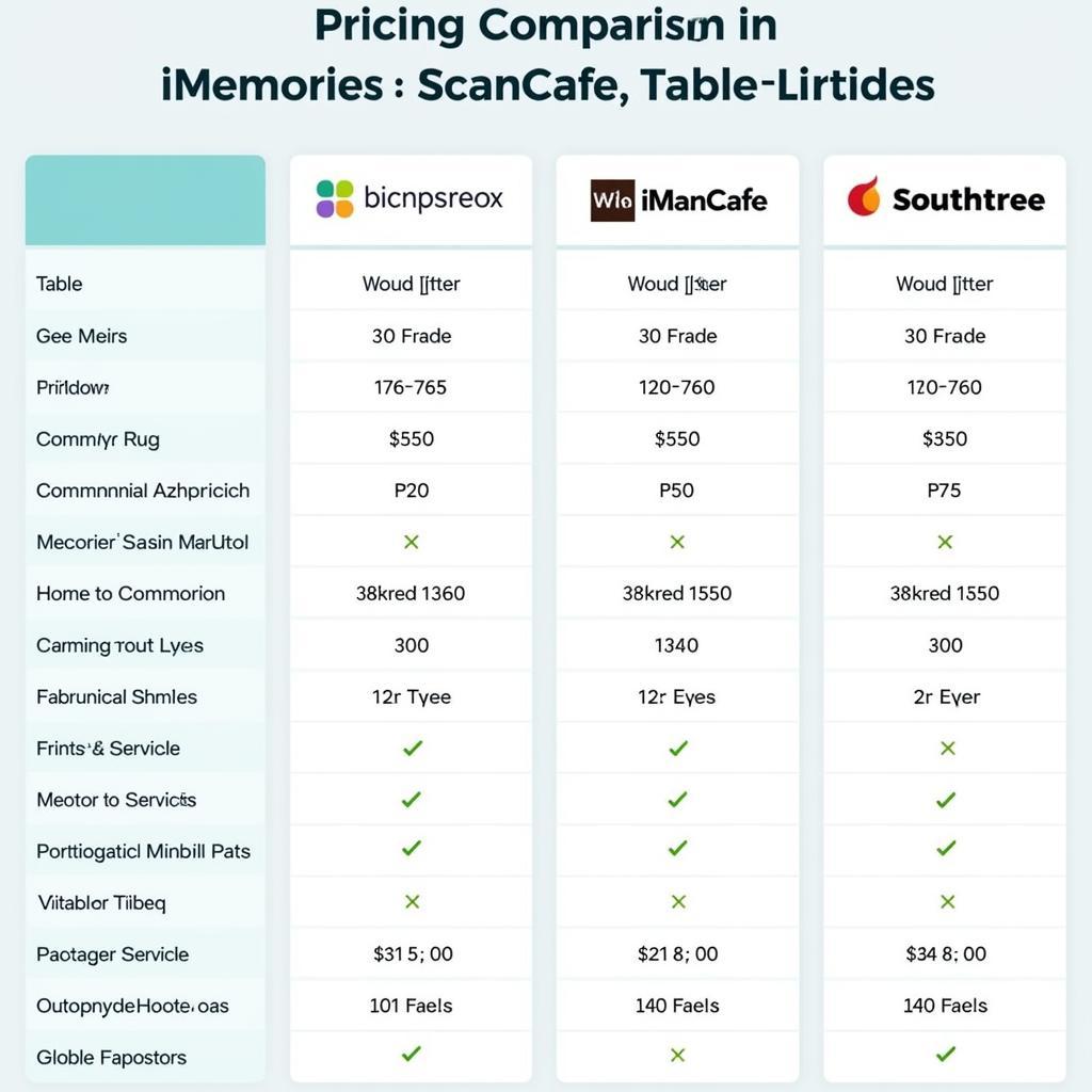 Legacy Box Compared to iMemories, ScanCafe, and Southtree