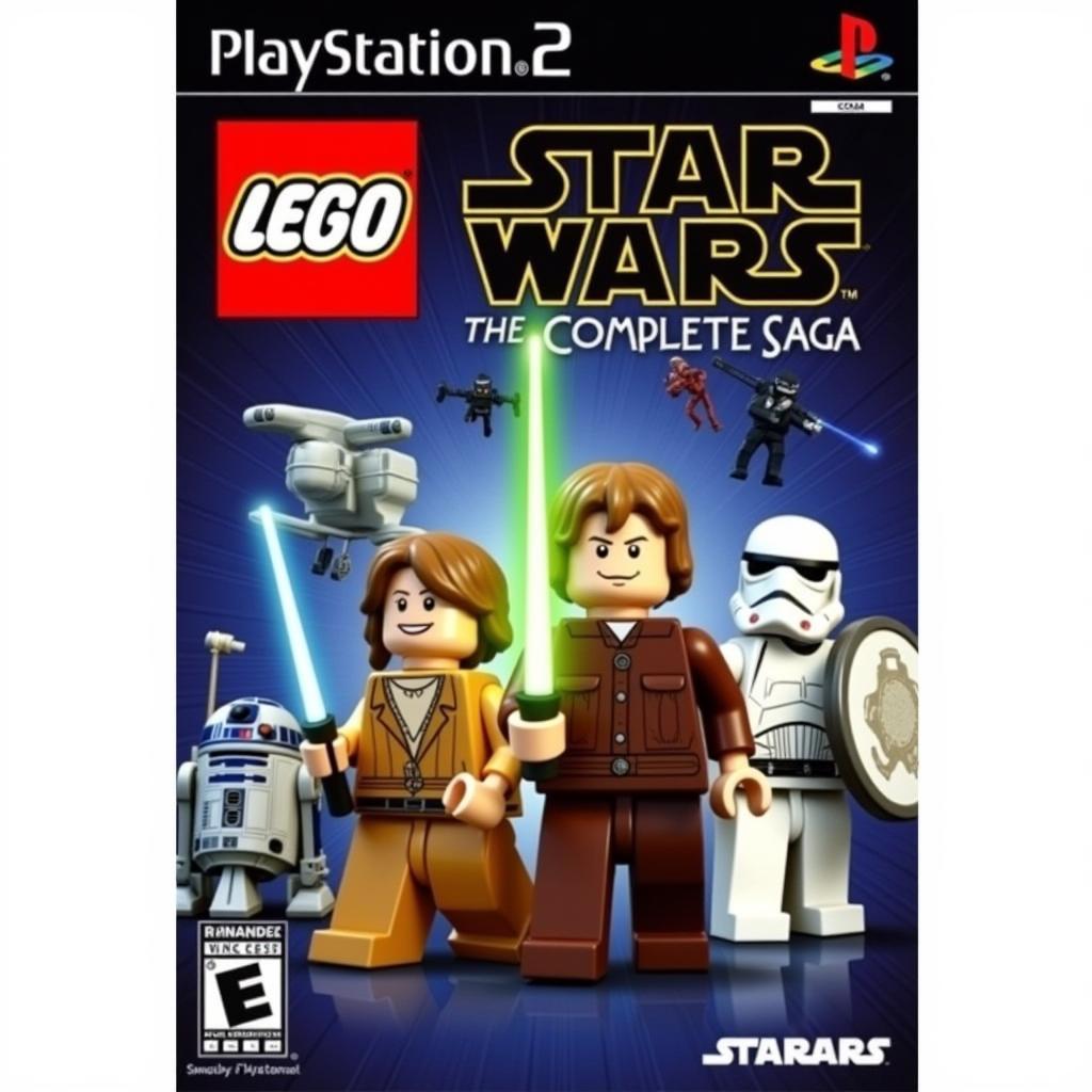 LEGO Star Wars: The Complete Saga PS2 Box Art