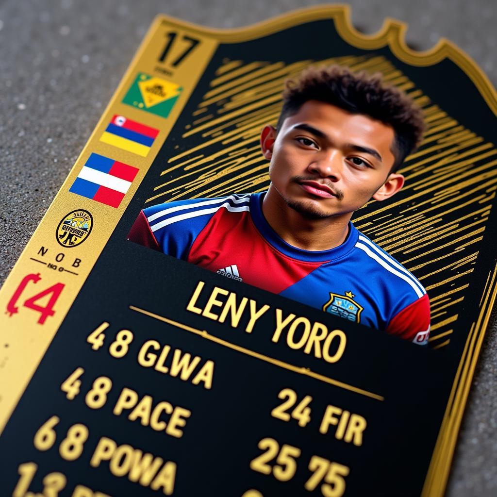 Leny Yoro EA FC 24 Player Card