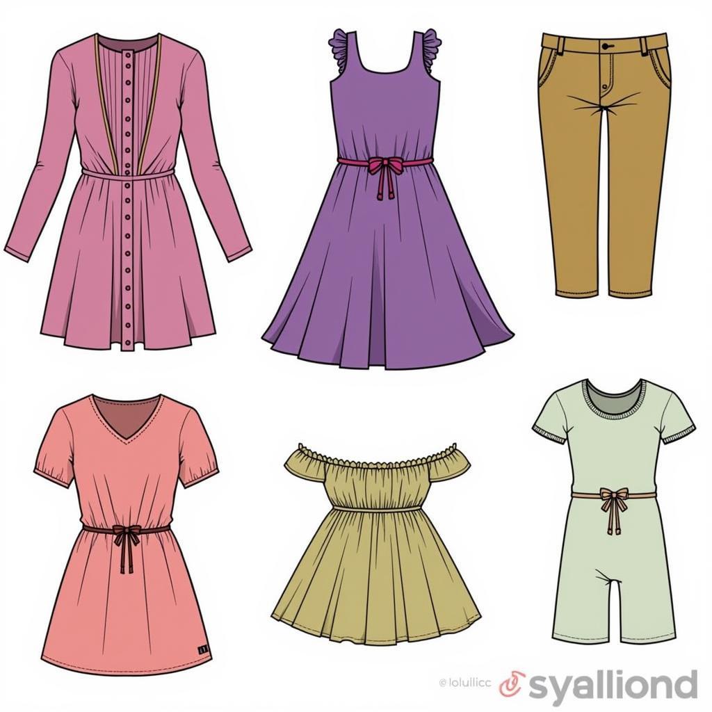 Lilili Sims 4 CC Clothing Examples