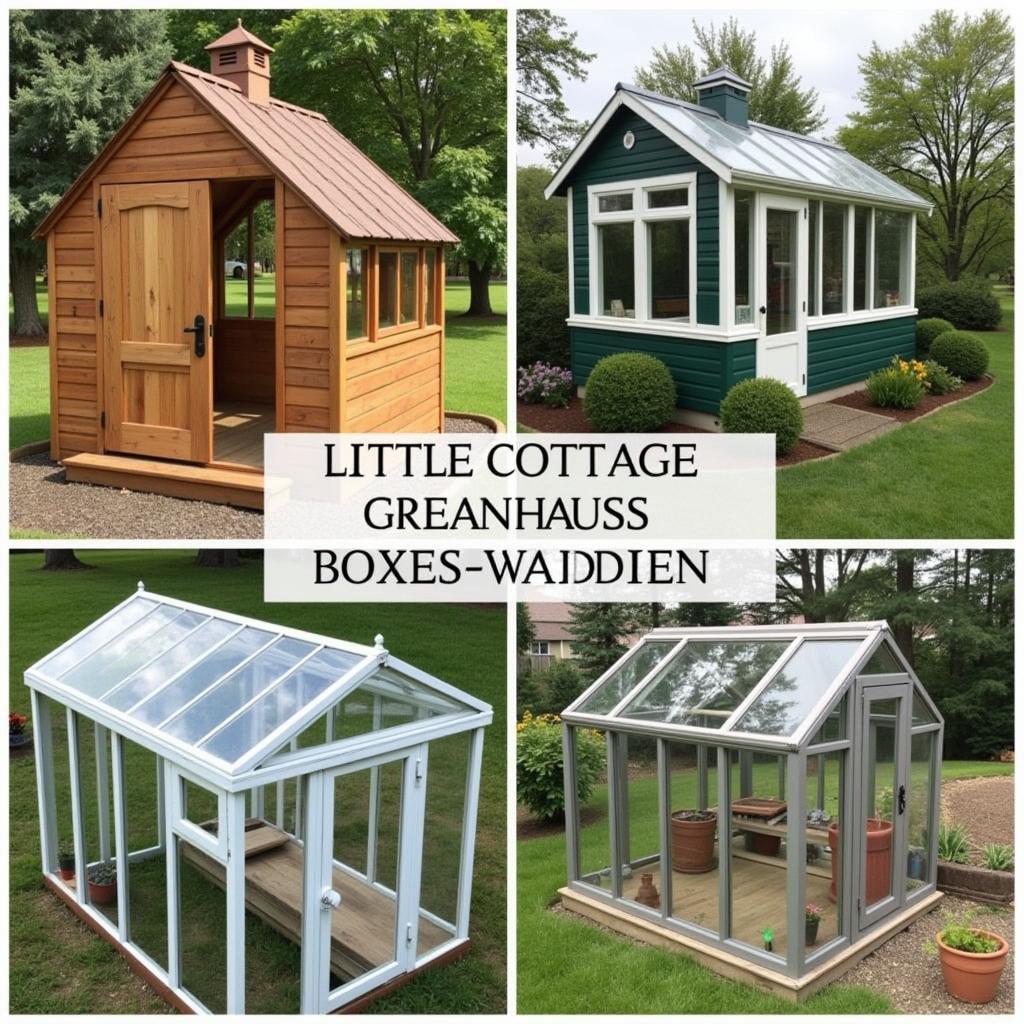 Charming Little Cottage Greenhouse Ideas