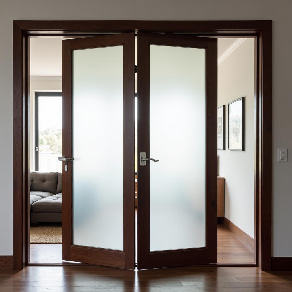 Modern Pivot Living Door