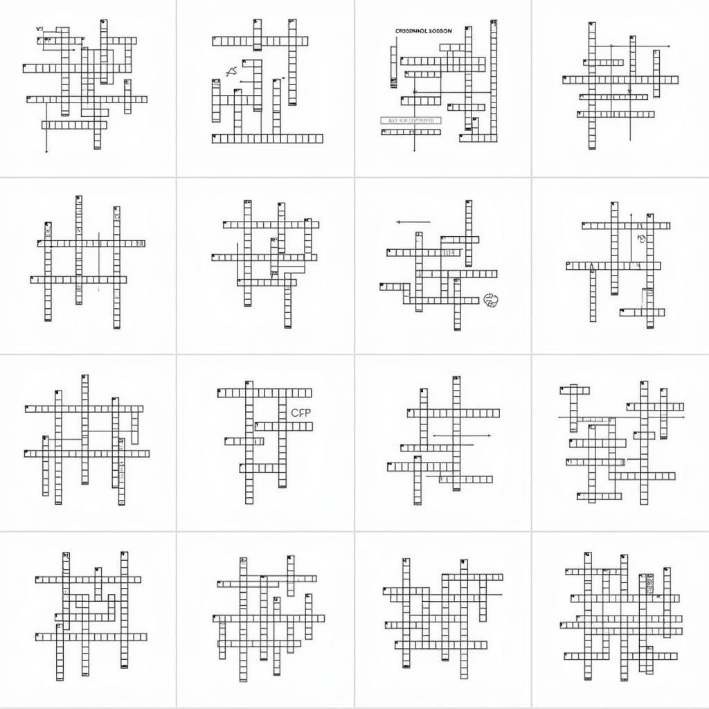 Variety of Crossword Puzzles