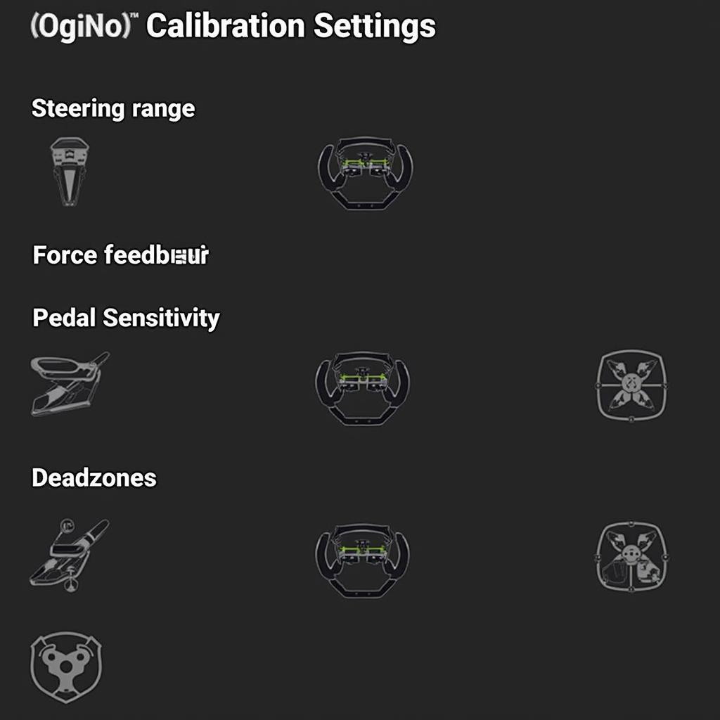 Logitech G27 Calibration Settings in Game