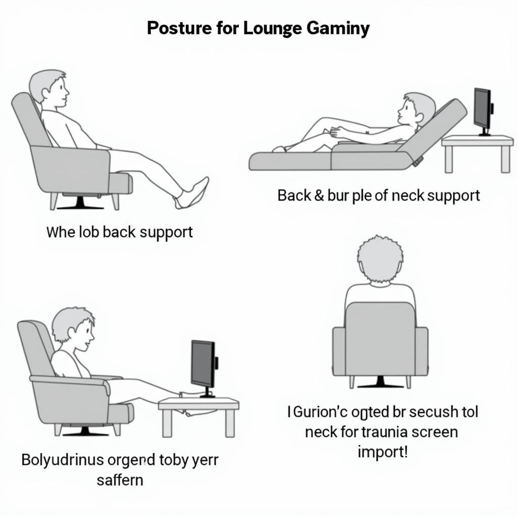 Maintaining Proper Posture While Lounger Gaming