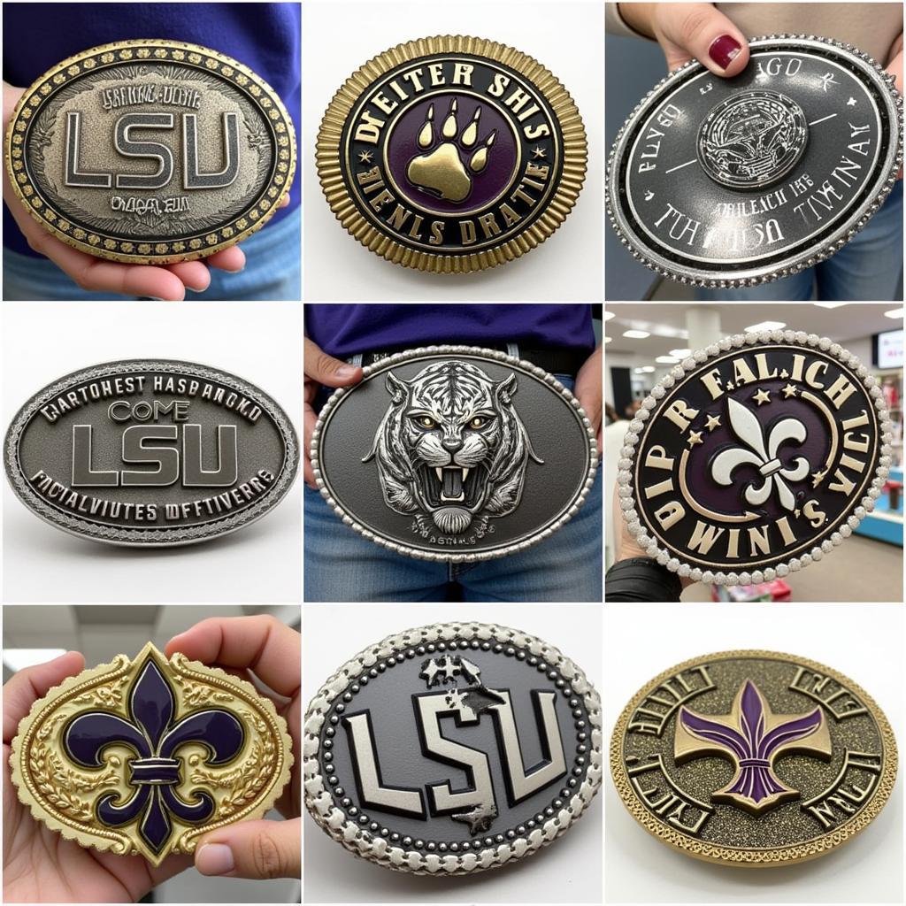 LSU Men's Belt Buckles