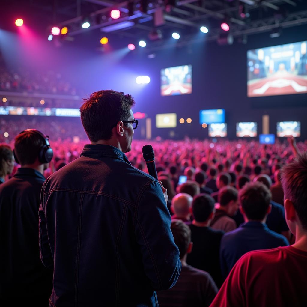 Lucas Chambers at an Esports Arena