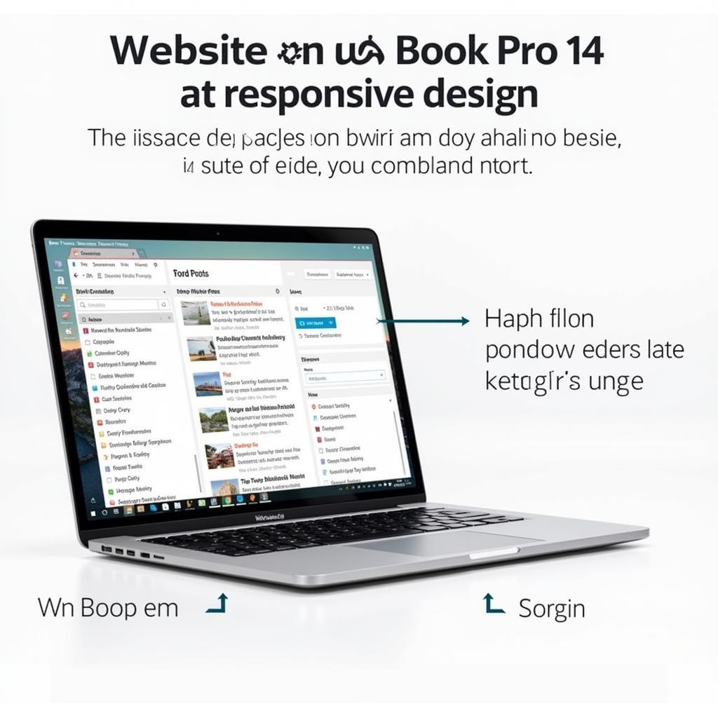 MacBook Pro 14 Responsive Design Example