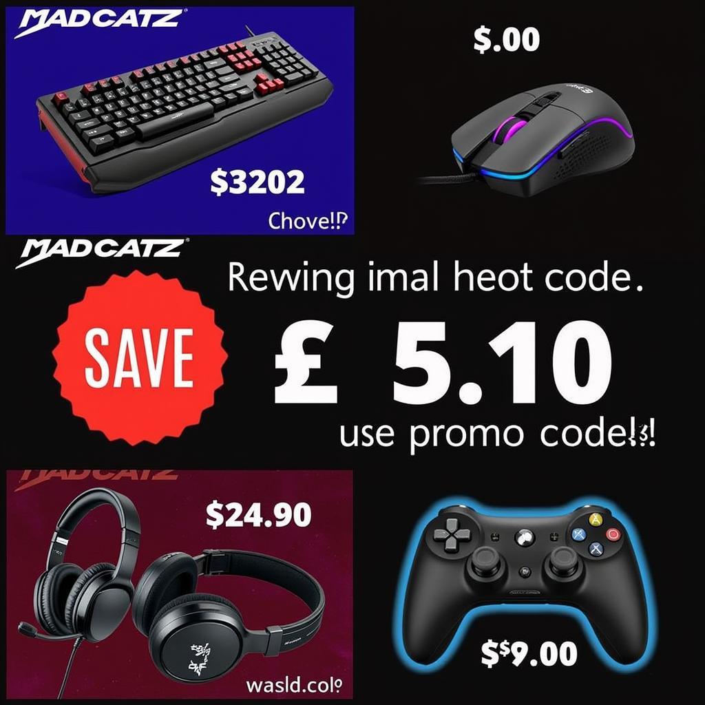 Mad Catz gaming peripherals sale