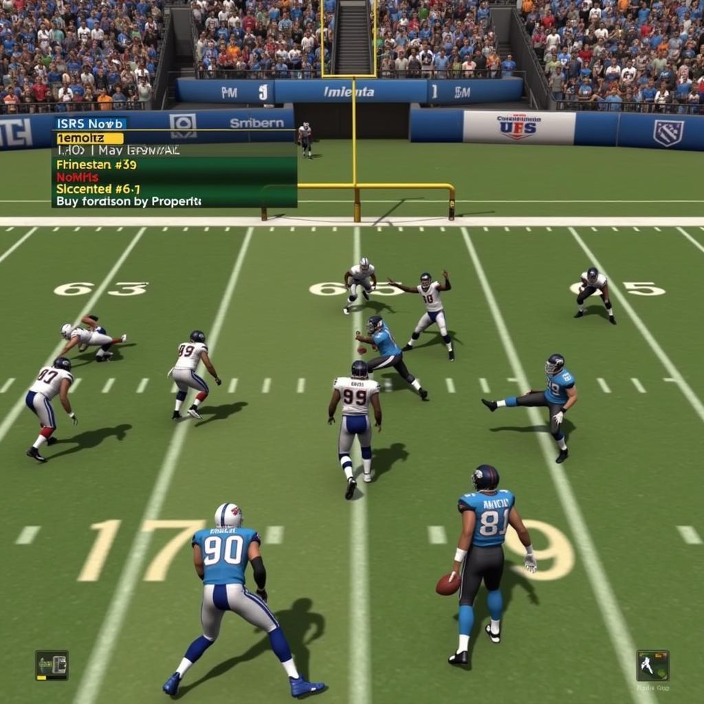 Madden 08 Gameplay with Updated Rosters