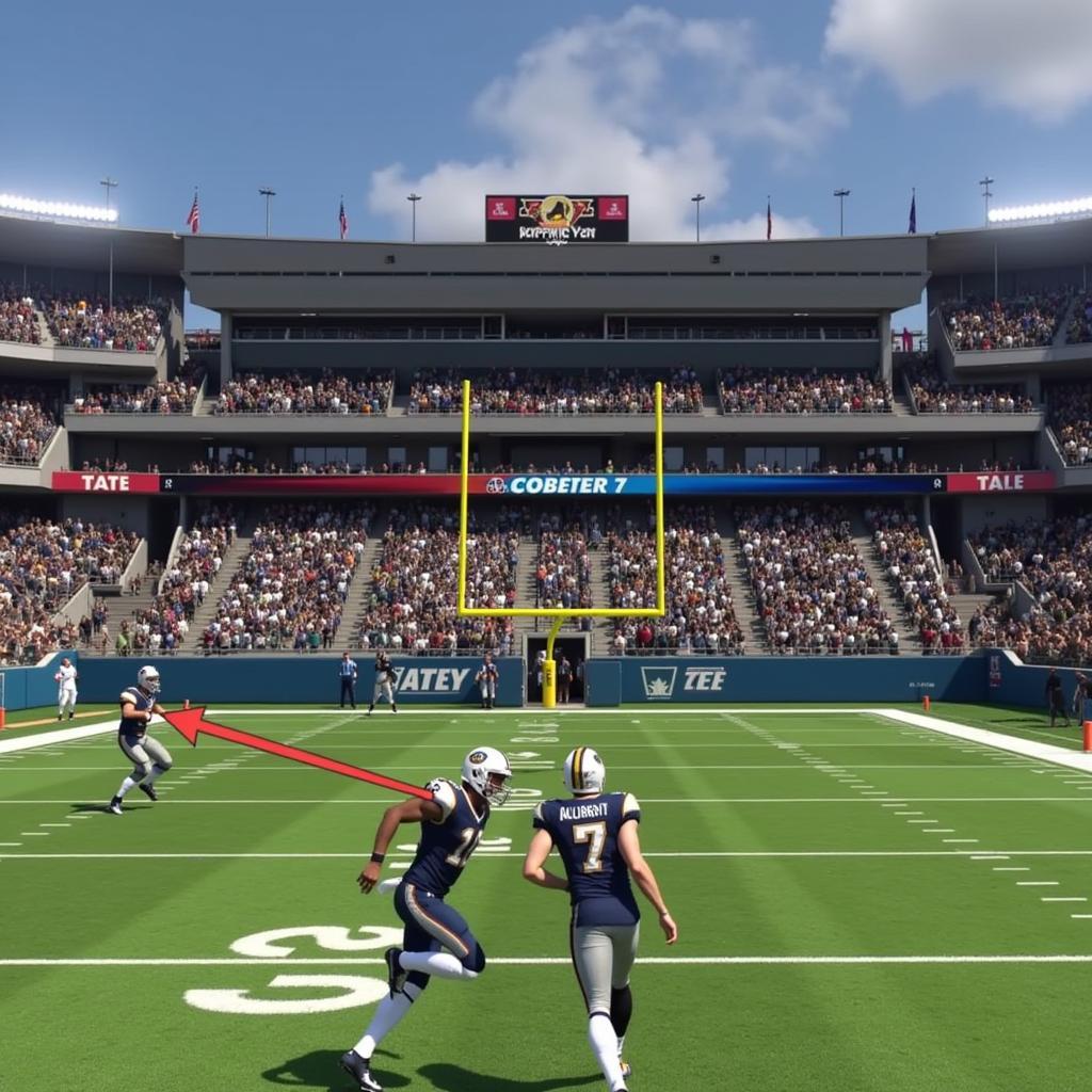 Madden 23 Bullet Pass in Action