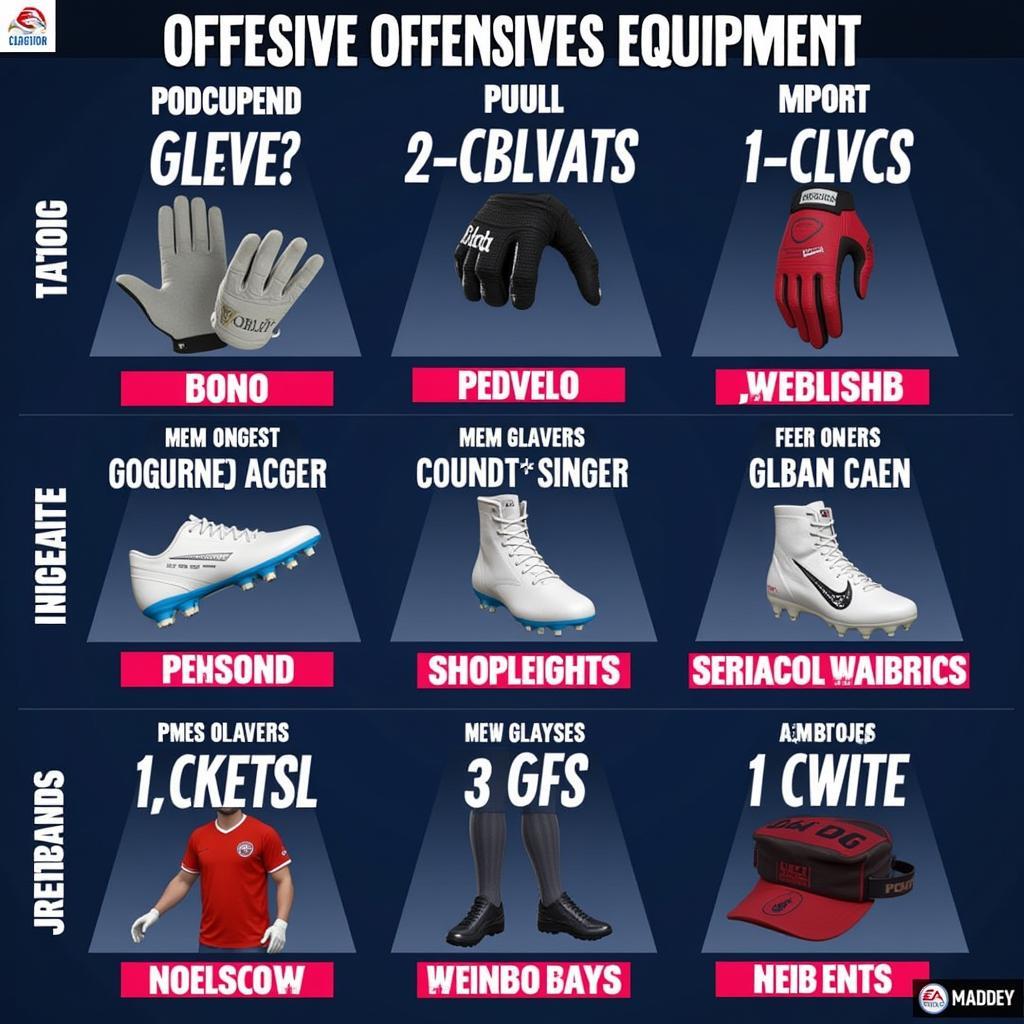 Madden Offensive Equipment Examples