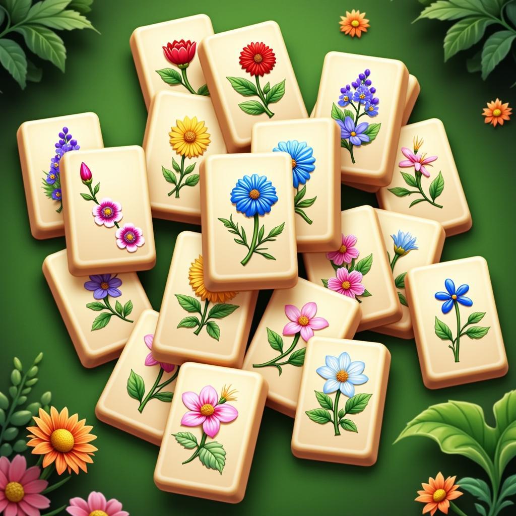 Mahjong Secret Garden Gameplay screenshot