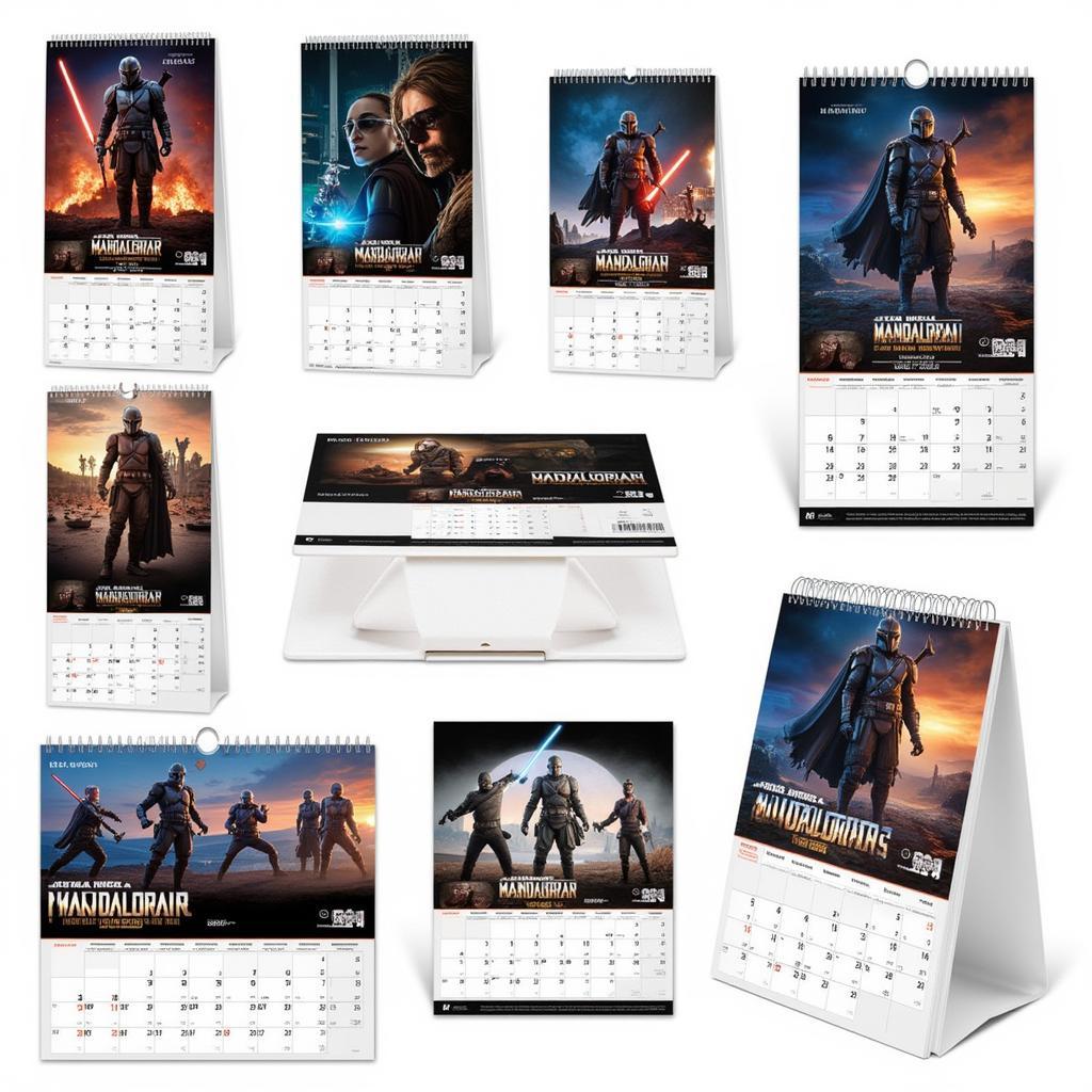 Mandalorian 2024 Calendar Designs