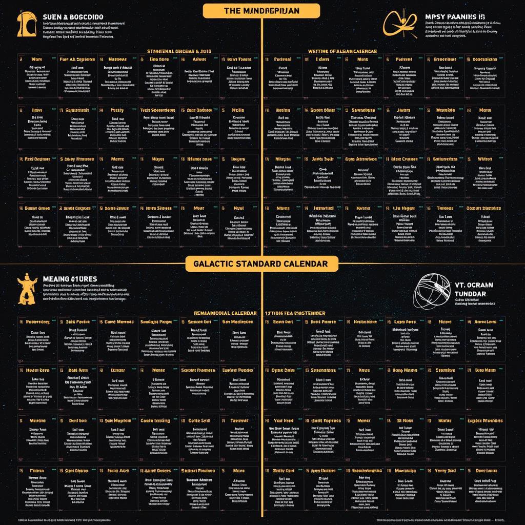 Mandalorian Calendar and the Star Wars Timeline