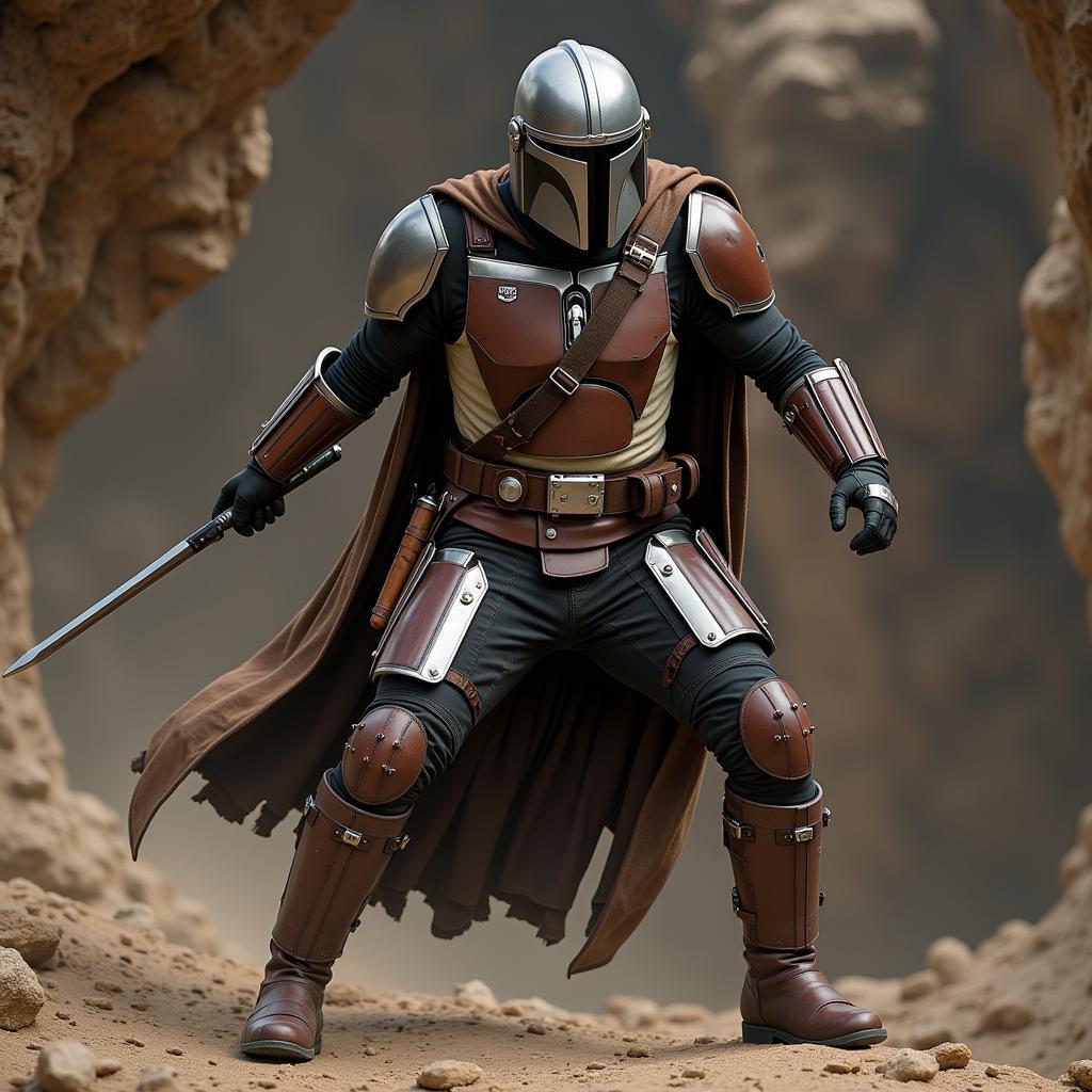 Mandalorian Shin Armor: Combat Maneuverability