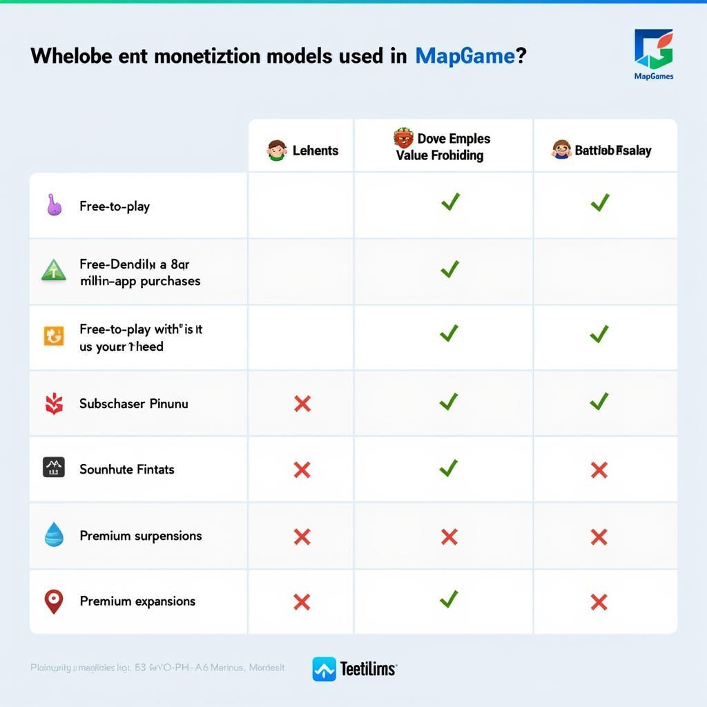 Map Game Monetization Models