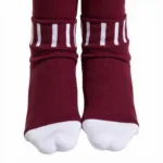 Maroon Baseball Socks: Stirrup Style