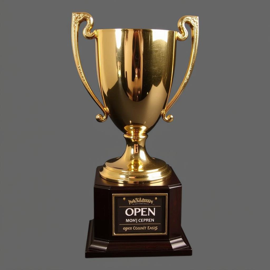 Max in Motion Open League Championship Trophy