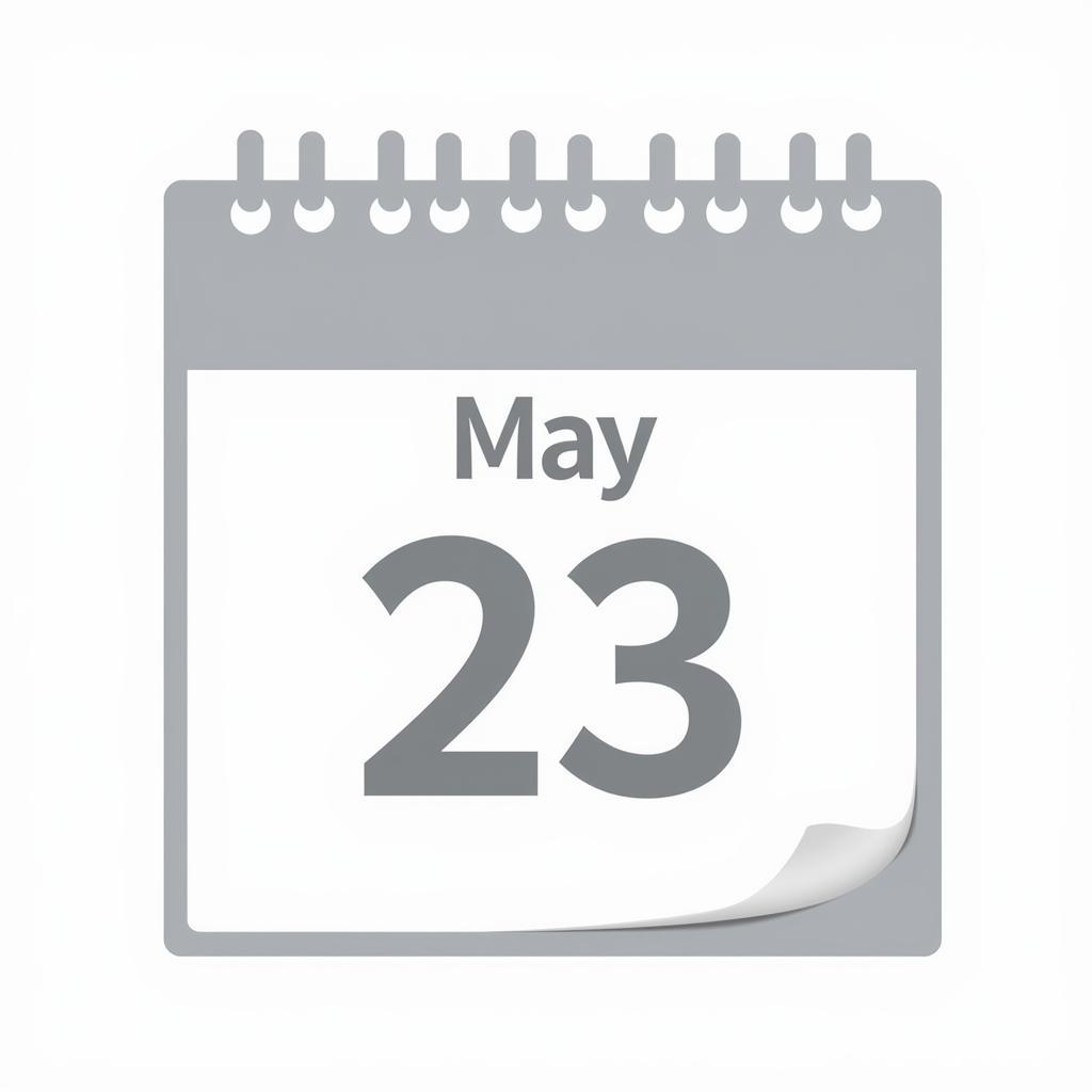 May 23 2024 Calendar Highlight