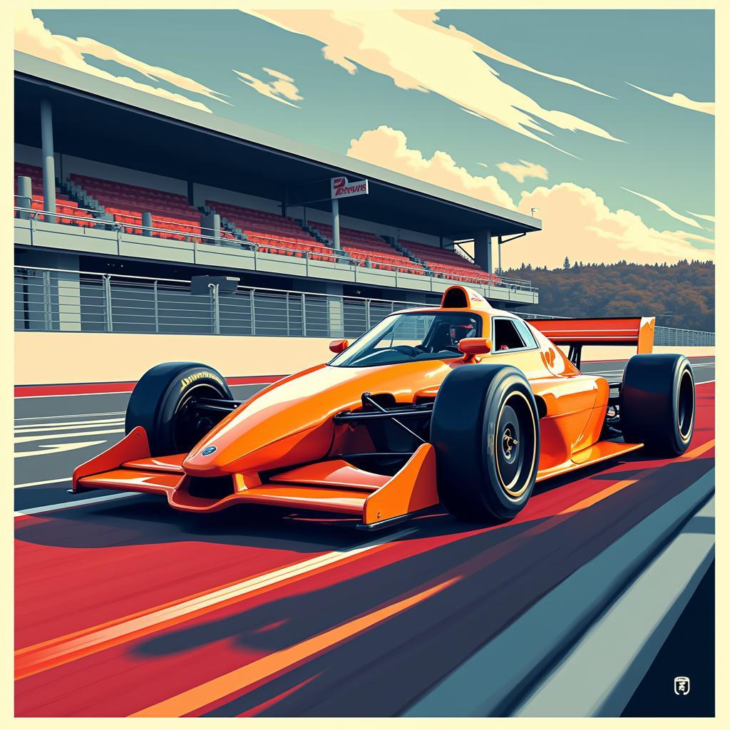 McLaren F1 Poster Print