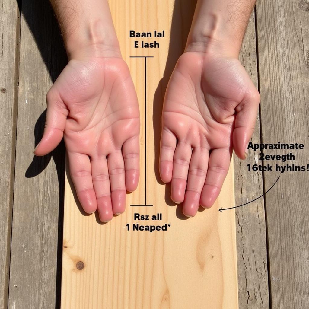 Historical Hand Measurement Using Palms