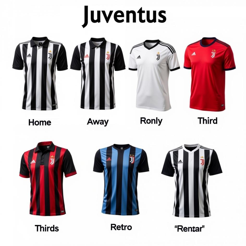 Different Types of Men's Juventus Jerseys