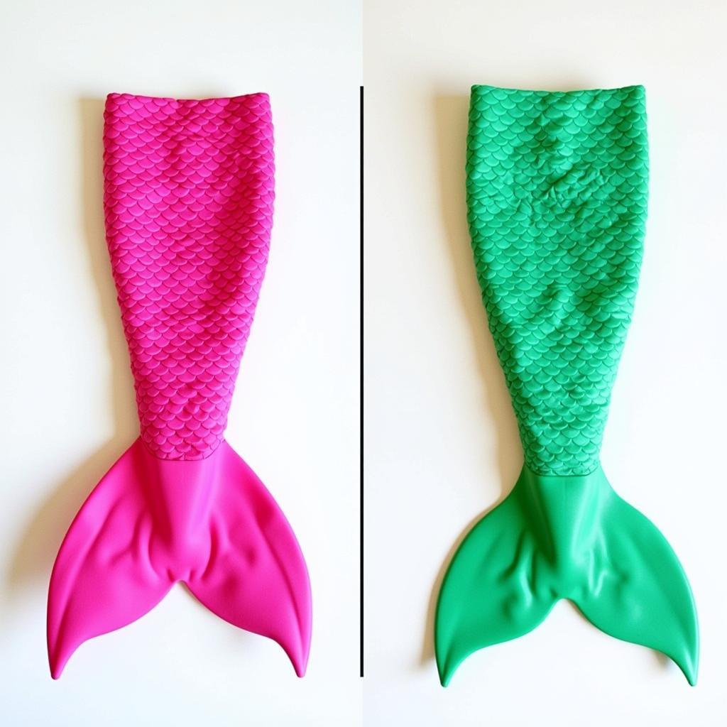 Fabric vs Silicone Mermaid Tails