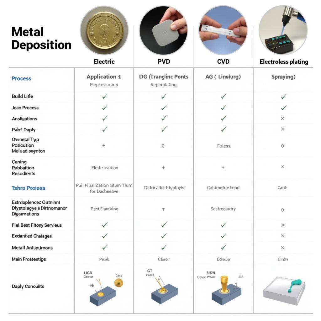 Comparing Different Metal Deposition Techniques