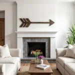 Metal Wall Art Arrows in Living Room Decor