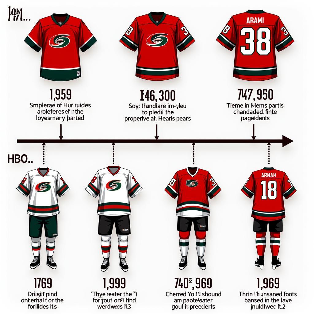 Evolution of Miami Hurricanes Jerseys