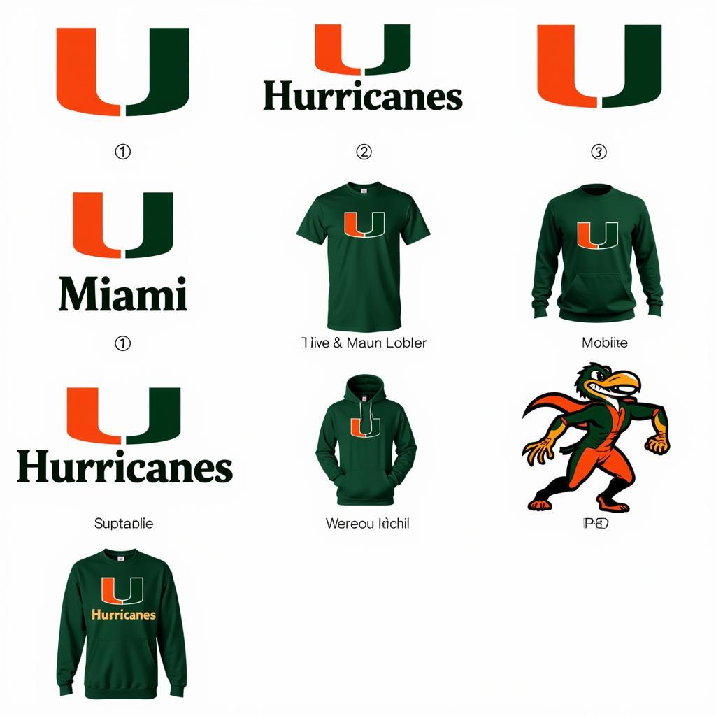 Miami Hurricanes PNG Variations and Usage Examples