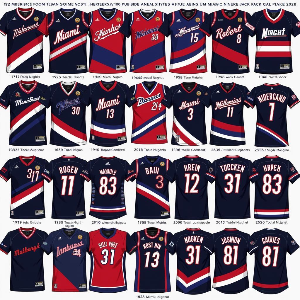 Miami Nights Jersey Evolution Through the Years