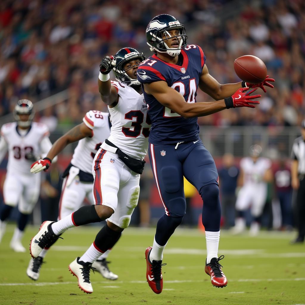 Michael Pittman Jr. Making a Contested Catch